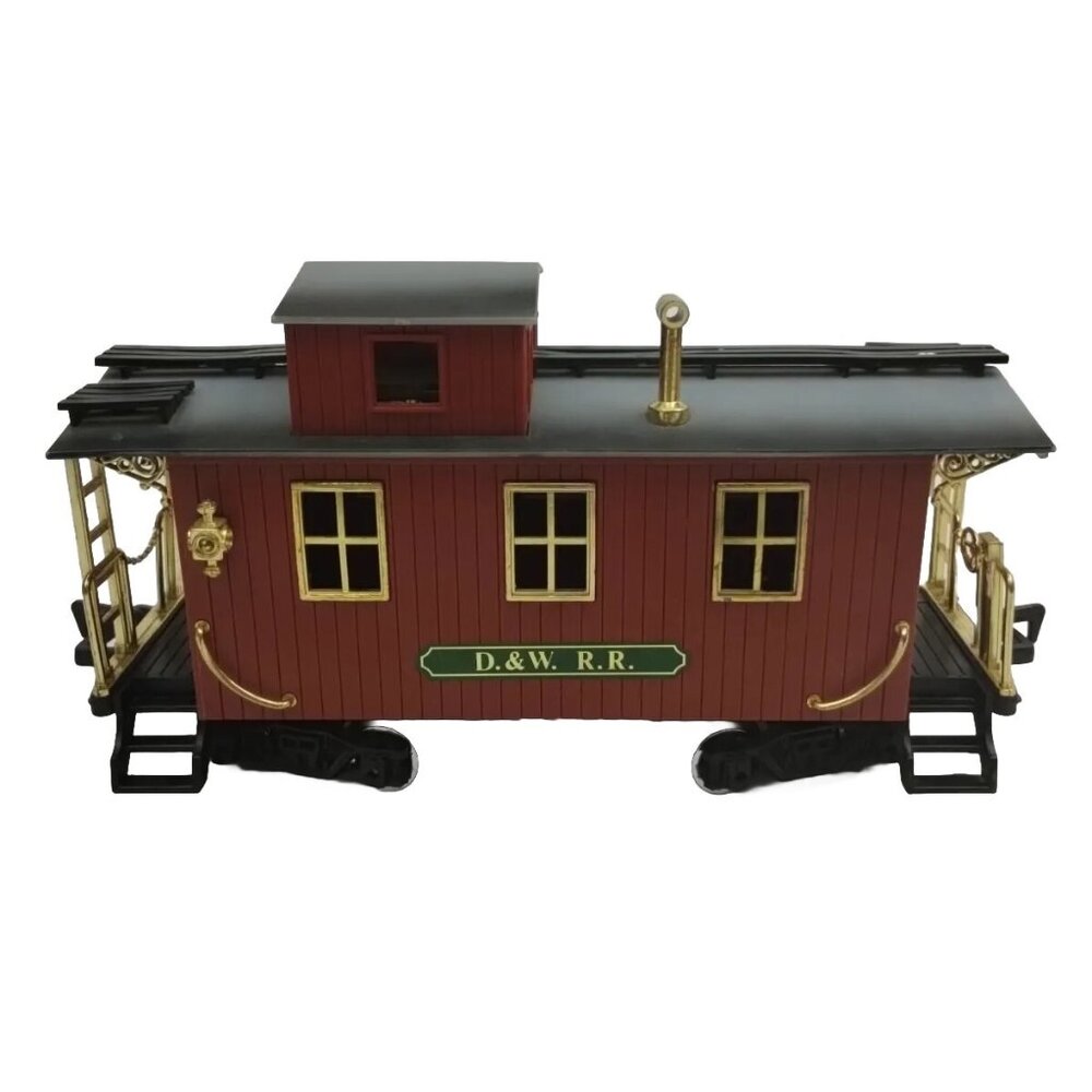 Denver Express Train Engine 1986 by New Bright D&W RR Toy Locomotive
